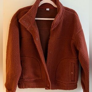 Old Navy Rust Sherpa Jacket